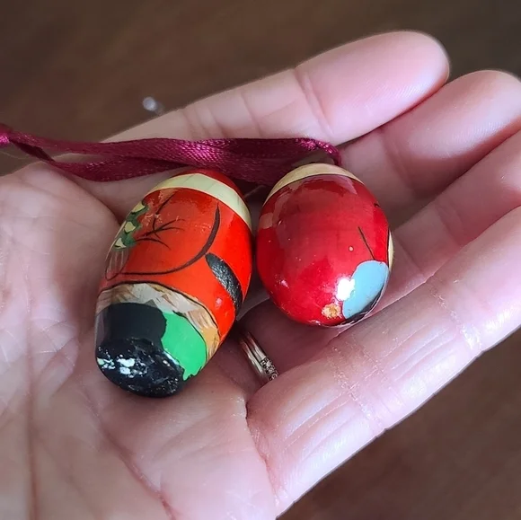 Hand painted vintage Russian collection of Christmas decor - Picture 11 of 11